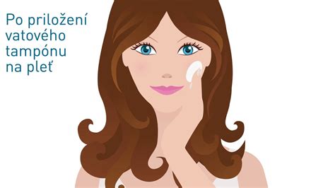 Ilustrácia správneho postupu odlíčenia pomocou micelárnej vody a vatového tampónu