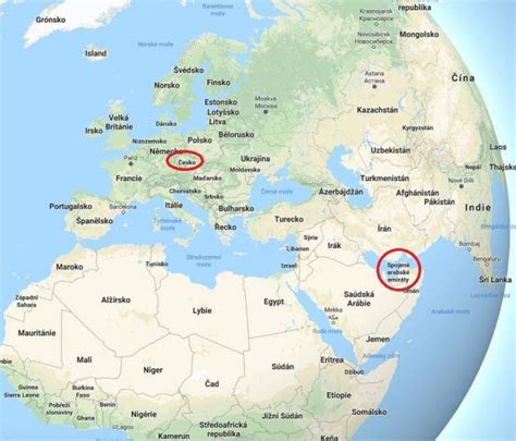 Mapa: Svetové trhy, kde pôsobí Dermacol, so zameraním na európske a arabské krajiny