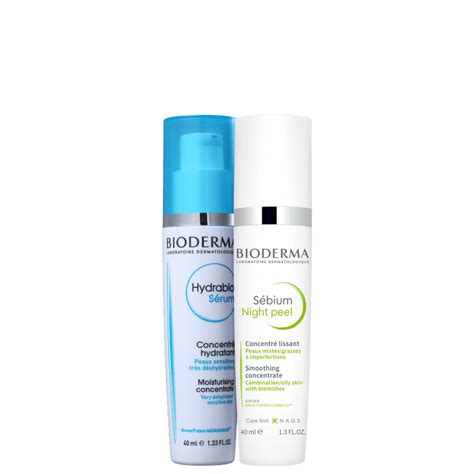 Produktové fotografie konkrétnych balíčkov Bioderma (napr. Hydrabio a Sébium)