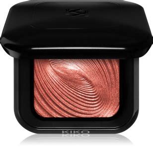 Koláž vybraných produktov dekoratívnej kozmetiky Kiko Milano (rúže, očné tiene, maskara)