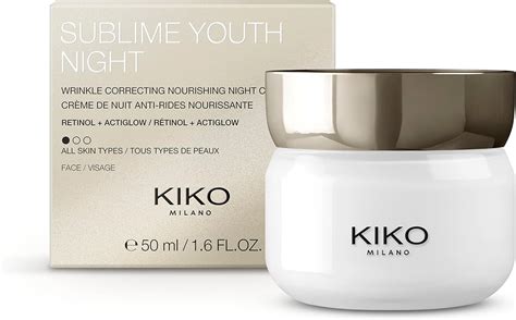 Produktové foto Kiko Milano Wrinkle correcting and nourishing night cream with retinol