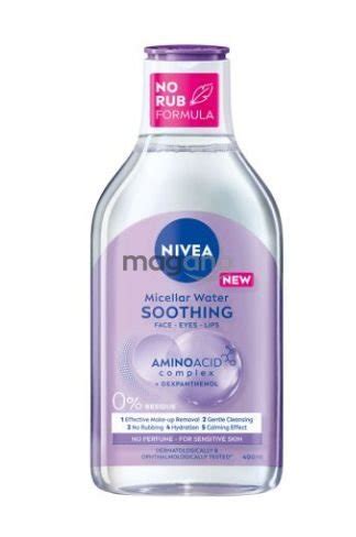 Infografika: Ako funguje micelárna voda NIVEA MicellAIR Expert na pleti (pred a po)
