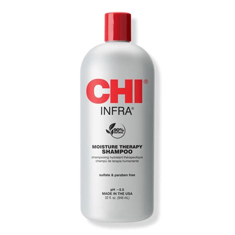 Infografika: Kľúčové zložky CHI Infra Shampoo a ich účinky (hodváb, pšeničné proteíny, ceramidy)