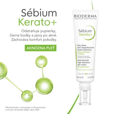 Schéma: Porovnanie problematickej pleti pred a po použití Bioderma Sébium