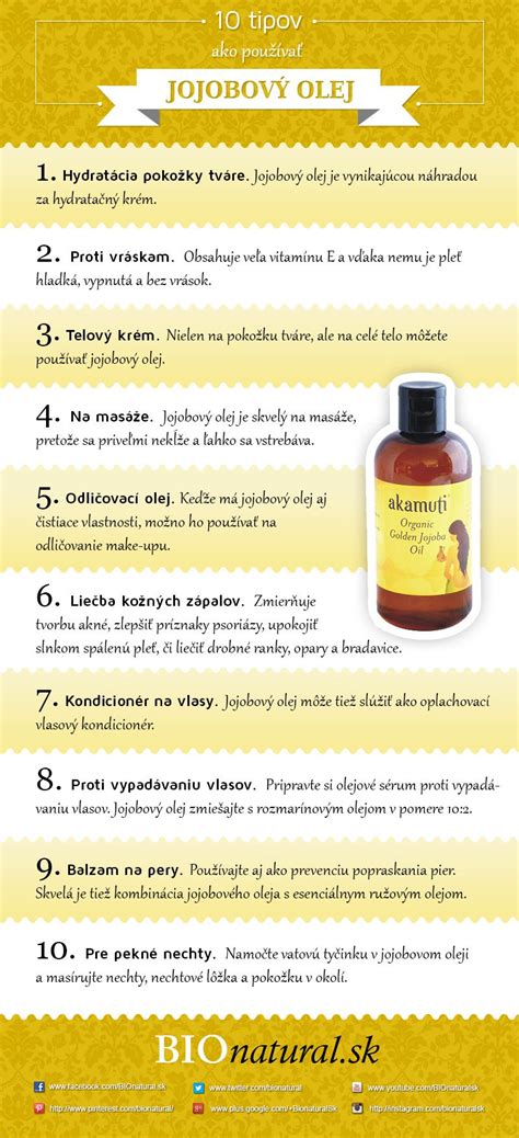 Infografika vysvetľujúca hojivé účinky jojobového oleja na pleť