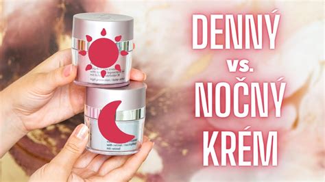 Ilustrácia rozdielu medzi denným a nočným krémom s ikonami ochrany a regenerácie