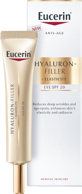 Eucerin Hyaluron-Filler + Elasticity Očný krém SPF20 balenie produktu