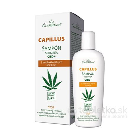 Produktové foto Cannaderm Capillus šampón seborea 150ml