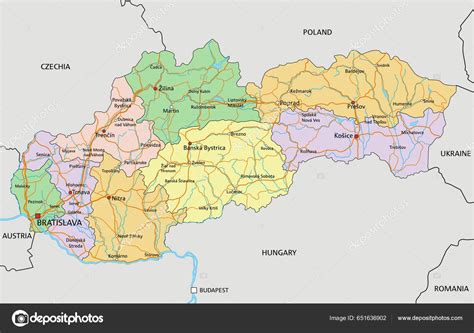 Mapa Slovenska s vyznačenými špecializovanými centrami pre liečbu psoriázy