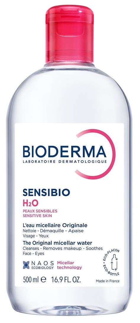 Produktové foto: BIODERMA Sensibio H2O micelárna voda 500 ml s dávkovačom