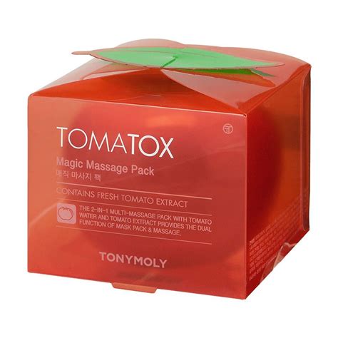 Tony Moly Tomatox Magic Massage Pack balenie a textúra