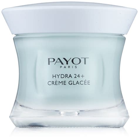 ilustrácia textúry krému PAYOT Hydra 24+ Creme Glacée na pleti