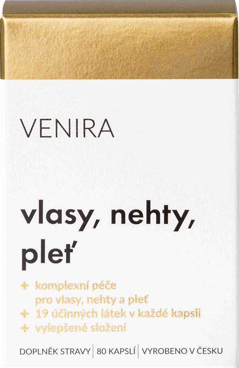 balenie VENIRA kapsúl na vlasy, nechty a pleť