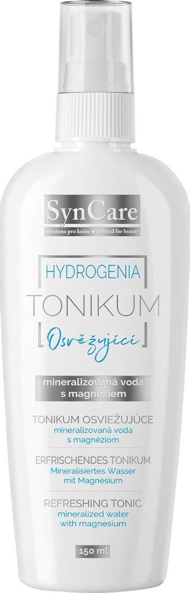 Tematické foto: fľaštička micelárneho tonika SynCare s logom značky