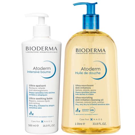 Produktové foto celej rady Bioderma Atoderm pre komplexnú starostlivosť