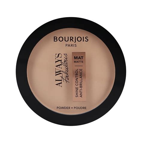 Ilustračná fotografia kompaktného púdru Bourjois Always Fabulous s otvoreným obalom a aplikátorom