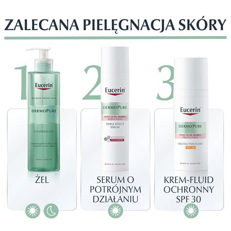 Ukážka produktov z radu Eucerin Dermopure určených na starostlivosť o problematickú pleť