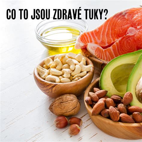 infografika potravín bohatých na zdravé tuky