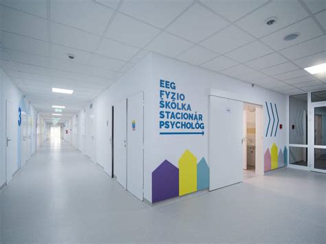 Schéma blokov a poschodí Detskej dermatovenerologickej kliniky
