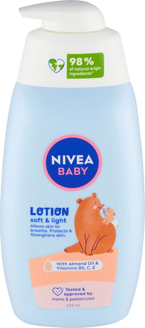 Tematické foto: detské produkty NIVEA, jemné krémy a šampóny pre bábätká