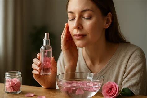 Zobrazenie šípkovo-medového peelingu a ružovej vody