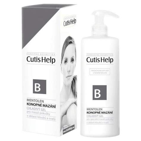 Tematické foto: Produkty CutisHelp s konopou na bielom pozadí