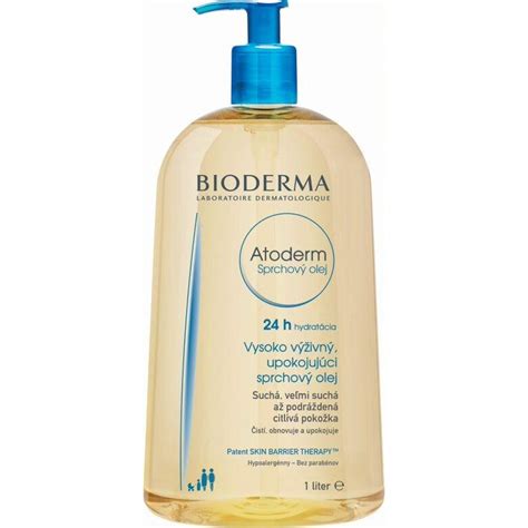Tematické foto: Bioderma Atoderm Sprchový olej na kúpeľňovej poličke
