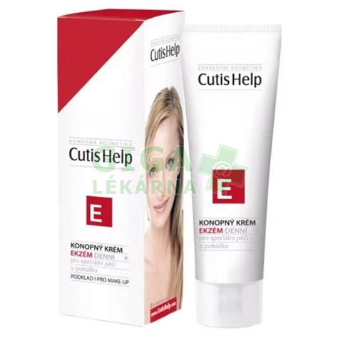 Ilustračná fotografia balenia krému CutisHelp EKZÉM Konopný krém denný