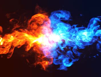 Ilustrácia vplyvu vonkajších faktorov na pokožku (vietor, chlad, teplo)