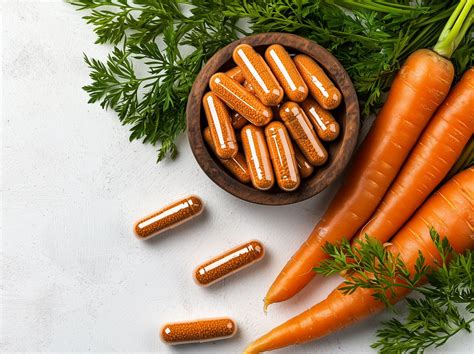 Schéma premeny beta-karoténu na retinol v organizme