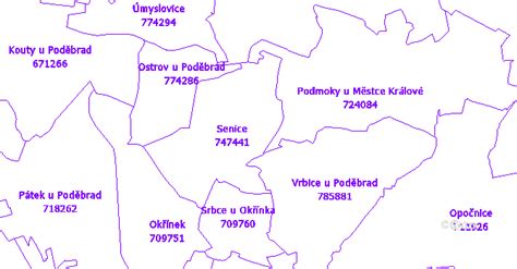 Mapa Senice s vyznačenými zdravotníckymi zariadeniami