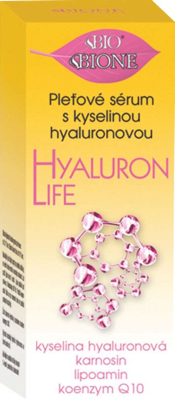 infografika o kľúčových zložkách rady Hyaluron life a ich účinkoch