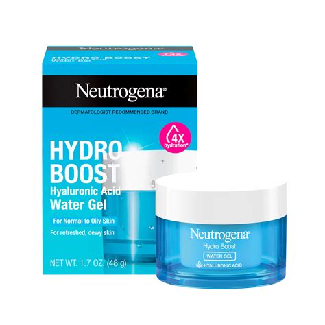 fľaša telového mlieka Neutrogena Hydro Boost na bielom pozadí