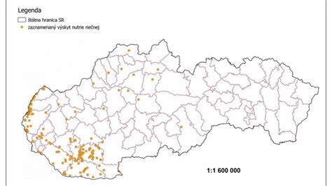 mapa tela s vyznačenými typickými lokalizáciami pásového oparu