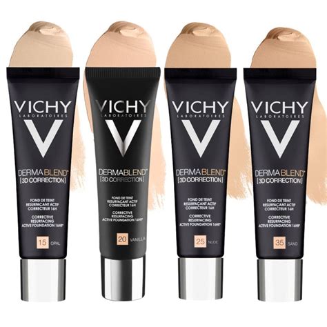 Produktové foto: Make-up Vichy Dermablend a SPF krém La Roche-Posay