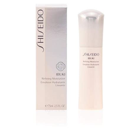 Infografika: Zloženie Shiseido Ibuki Refining Moisturizer Enriched s popiskami účinkov PhytoResist Complex, glycylglycin, pivonkový extrakt