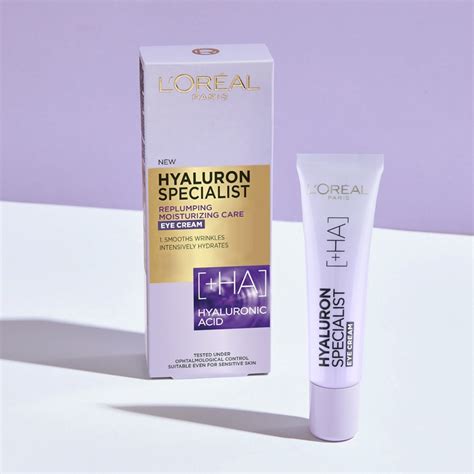 Dizajnérske prevedenie obalu L'Oréal Paris Hyaluron Specialist Očný Krém
