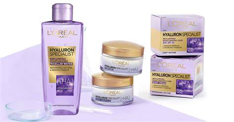 Kolekcia produktov L'Oréal Paris Hyaluron Specialist vrátane očného krému