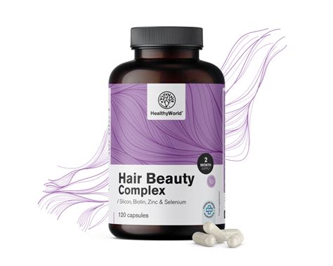 infografika znázorňujúca kľúčové vitamíny a minerály pre vlasy, nechty a pokožku