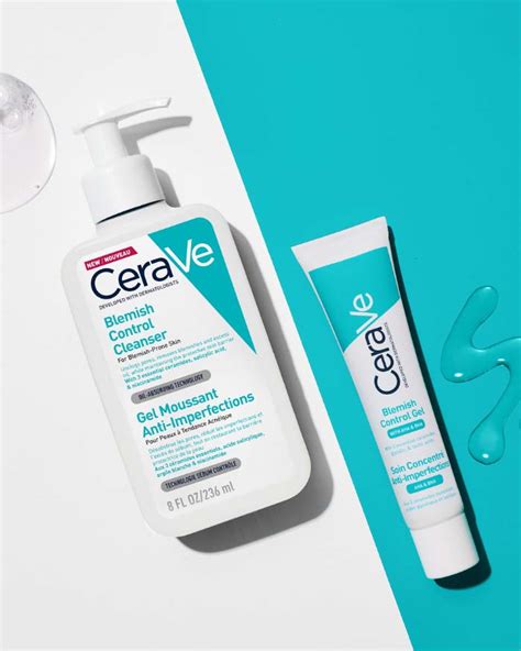 Koláž produktov CeraVe čistiaci peniaci gél v rôznych veľkostiach