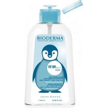 Produktové foto: Bioderma ABCDerm H2O micelárna voda 1000 ml