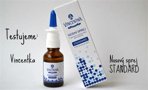 Balenie Vincentka Nosový sprej.
