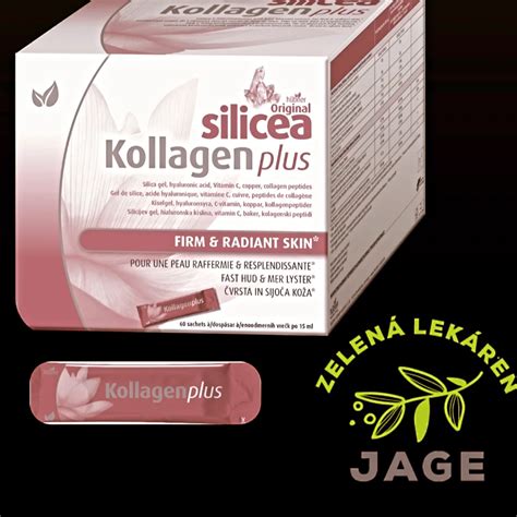 Infografika zobrazujúca hlavné benefity komplexného doplnku s kolagénom, vitamínom C a kyselinou hyalurónovou