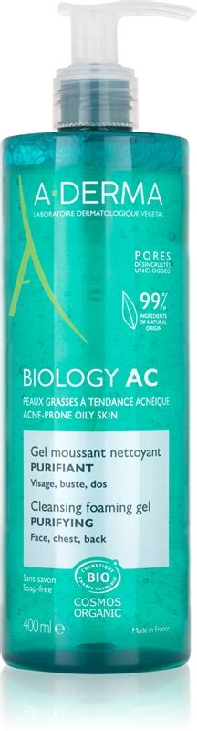 A-Derma Biology Čistiaci gél na mastnú a zmiešanú pleť