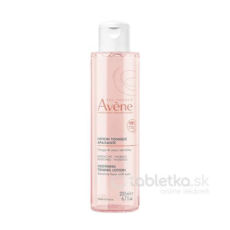 Produktové foto: Avene Upokojujúce Pleťové Tonikum (fľaštička tonika s jemným pozadím)
