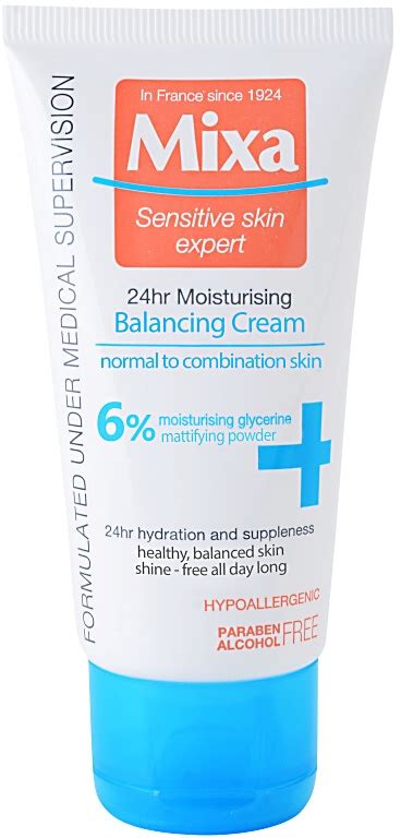 Produktové foto Mixa 24 HR Moisturising ľahký vyvažujúci krém