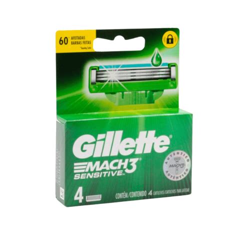 Produktové foto balenia Gillette Mach3 Sensitive náhradných hlavíc