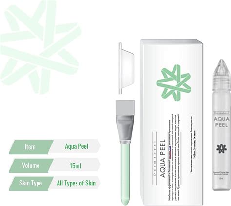 Obrázok fľaštičky Dr. Dermaheal Aqua Peel s aplikačným štetcom