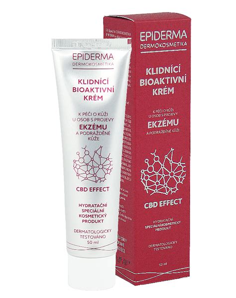Balenie krému Epiderma s CBD