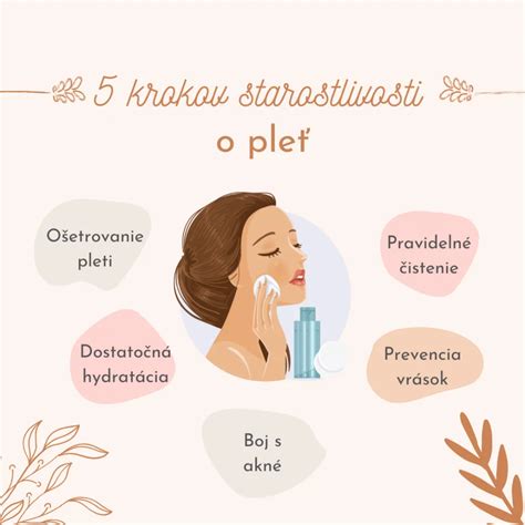 Schéma základných krokov starostlivosti o pleť
